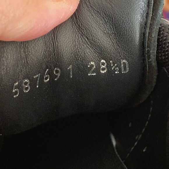 NEW! ALEXANDER McQUEEN Kids Oversized Leather Sneakers US10.5 EU28.5 UK9.5 - Picture 14 of 16